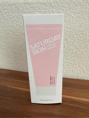 Saturday Skin Apple + Peach Cleanser